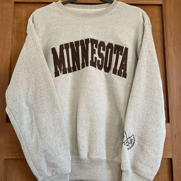 New York Popular Tops - Minnesota Beige Sweatshirt